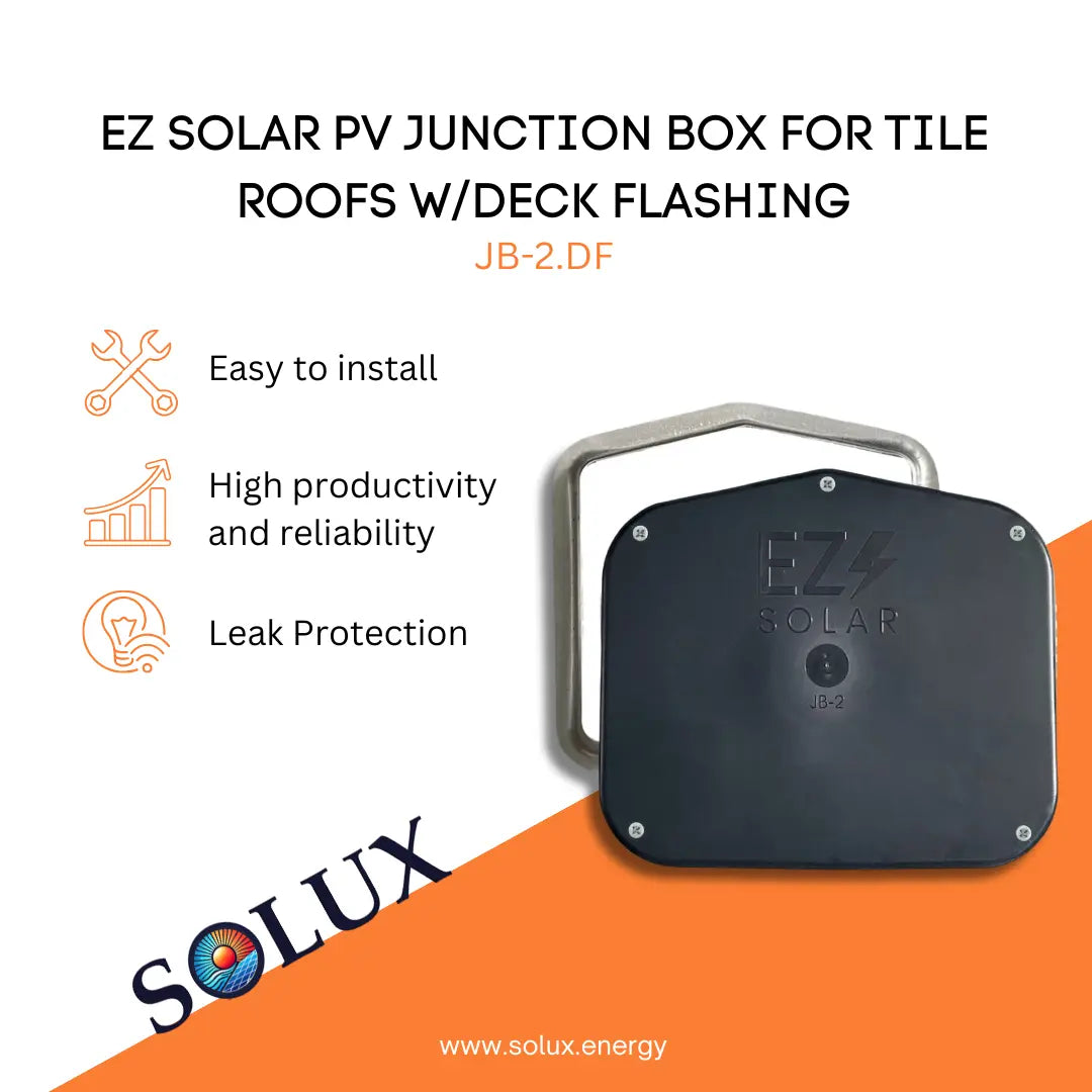 This is an image of EZ Solae Rooftop Junction Box - Tile Roof
